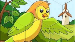 Hexagon Bird Tile Puzzle