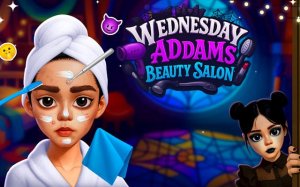 Wednesday Addams Beauty Salon Online Game