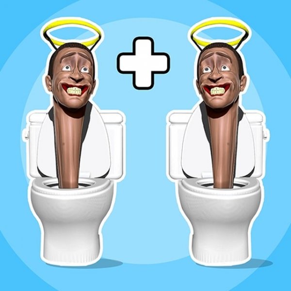 Merge Toilet Battle Puzzle