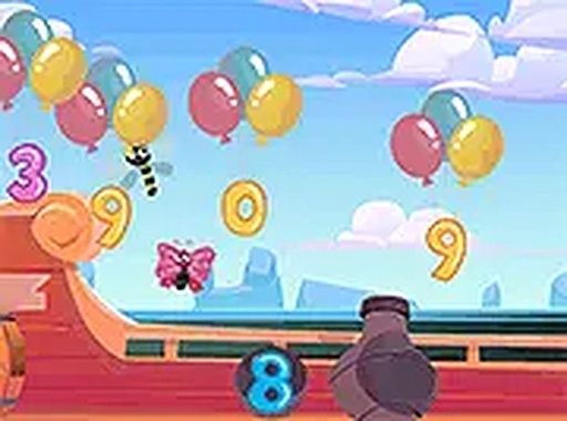 Kids Numbers and Alphabets Balloon Smash Puzzle Game