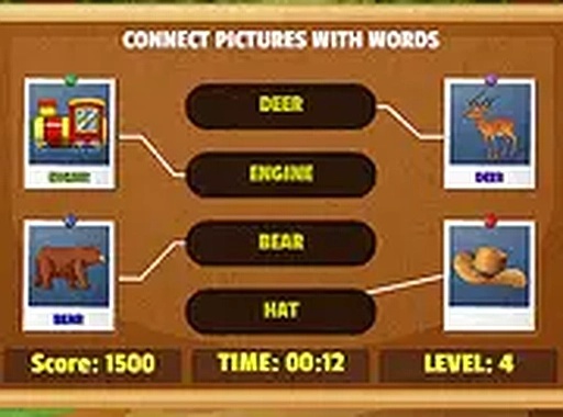 Kindergarten Activity Online Matching Game for Kids