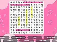 Word Search Valentine's Puzzle Game Online