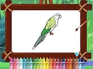 Parrot Pal Coloring Online Game