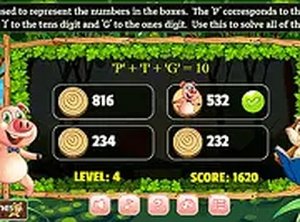 Piggy Math Online Game