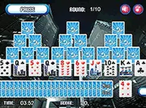 Skyscraper Solitaire Tripeaks Online Game
