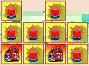 Emergency Vehicles Memory Game Online