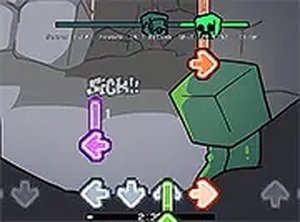FNF x Minecraft: Grime and Diamond Online Game