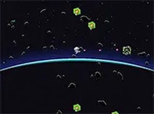 Enemy in the Asteroid Online Game