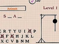 Old School Hangman Word Puzzle Online Game