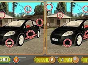 Italian Cars Differences Online Puzzle Game
