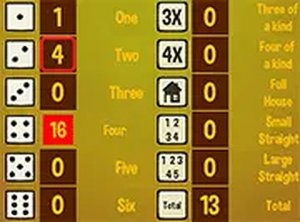Yatzee Dice Game Online