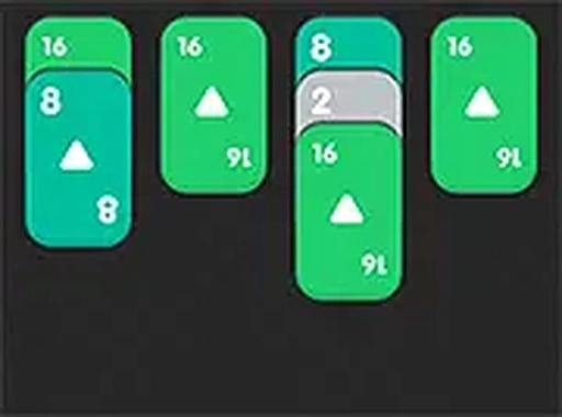 Solitaire 2048 Puzzle Game Online
