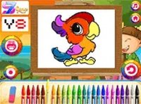 Cute Animals Coloring Online Game